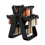 18 Jar Rotating Spice Rack | 360° Kitchen Spice Organizer