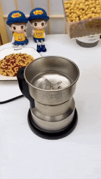 Stainless Steel Electric Grinder — One-Click Coffee & Spice Grinder