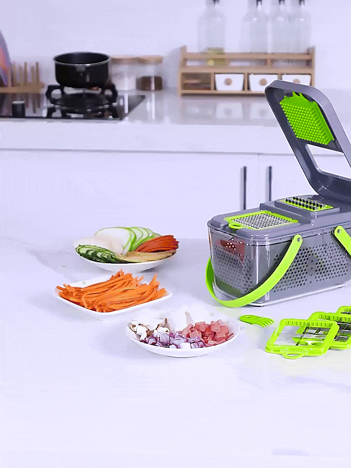 All-in-One Vegetable Chopper & Slicer Set