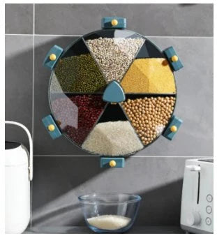 Rotating 6-Grain Dispenser Rack