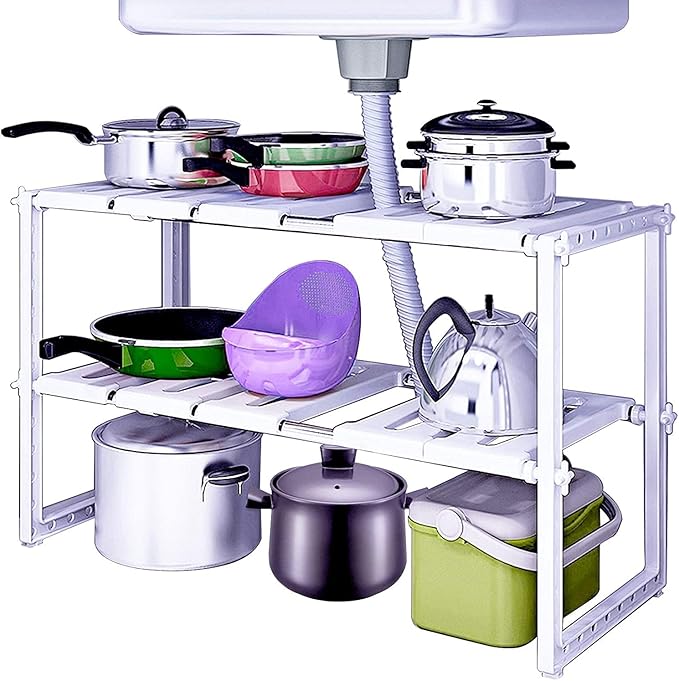Adjustable Kitchen Organizer Rack