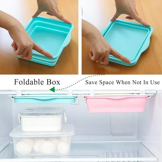 Stackable Refrigerator Storage Box — Transparent Set