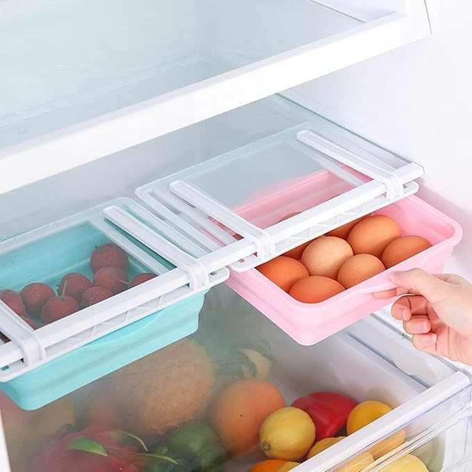 Stackable Refrigerator Storage Box — Transparent Set