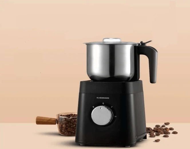 Stainless Steel Coffee & Spice Grinder — 300g Capacity