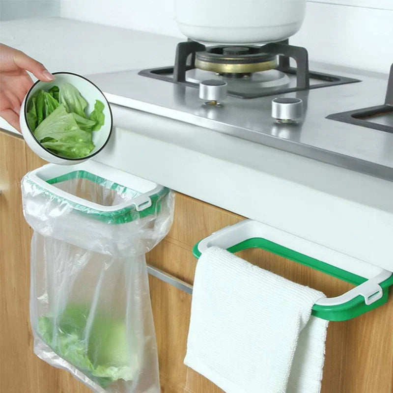Towel & Trash Bag Holder