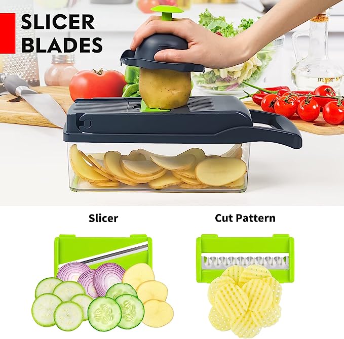 All-in-One Vegetable Chopper & Slicer Set
