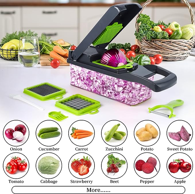 All-in-One Vegetable Chopper & Slicer Set