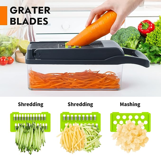 All-in-One Vegetable Chopper & Slicer Set